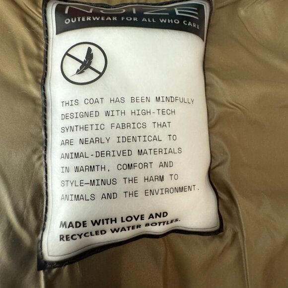 NWT Women's Noize Outerwear Puffer Pale Mauve Hooded Zipper Parka - XXL - Picture 12 of 16